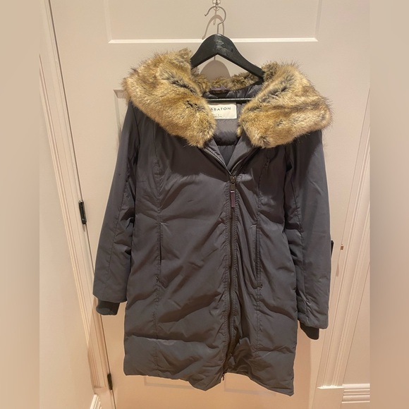 Babaton St. Moritz parka in Charcoal - S - Picture 7 of 8